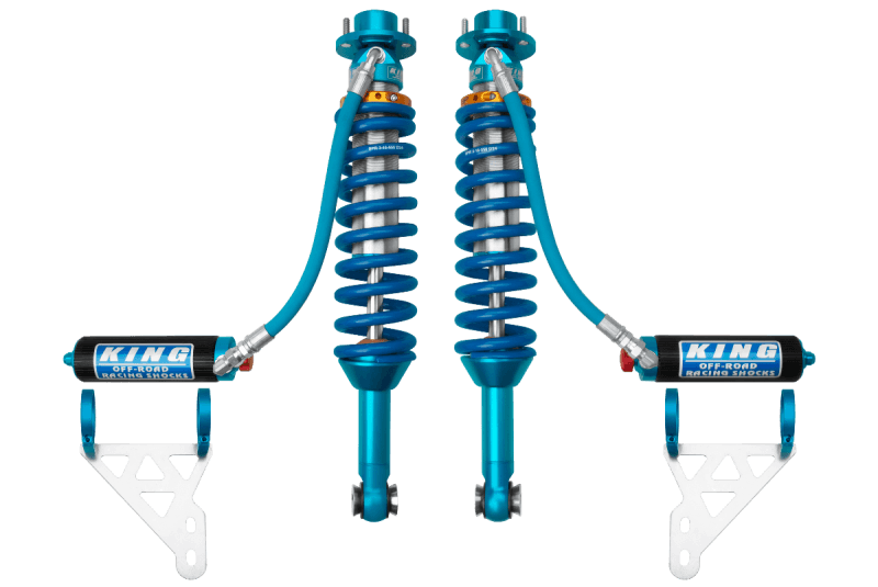 King Shocks — King Shocks 2019+ Ford Ranger Raptor 2.5 IBP Front Coilovers w/ RR & Comp Adj. - Pair