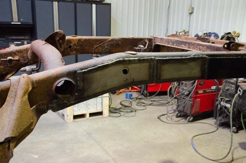RustBuster — Rustbuster Over Axle Frame Section Left Side