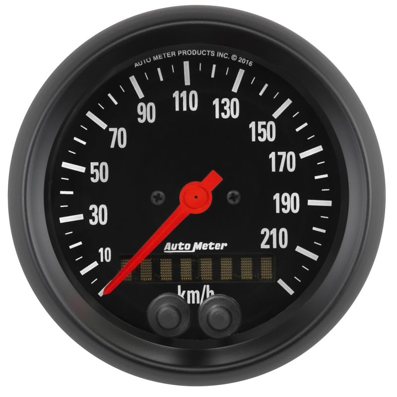 AutoMeter — Autometer Z Series 3-3/8in 0-225KM/H (GPS) Speedometer Gauge