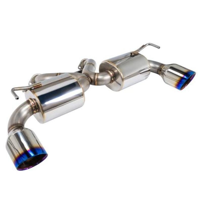 Remark — Remark Nissan 370Z (Z34) V2 Axle Back Exhaust w/ Burnt Stainless Steel Double Wall Tip
