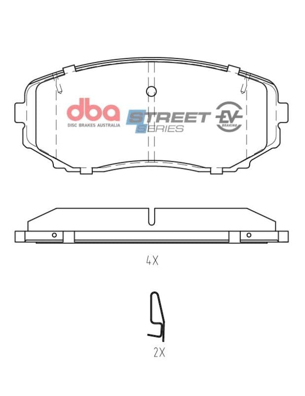 DBA — DBA 07-14 Ford Edge AWD Front SSEV Street Series Brake Pads
Brake Pad