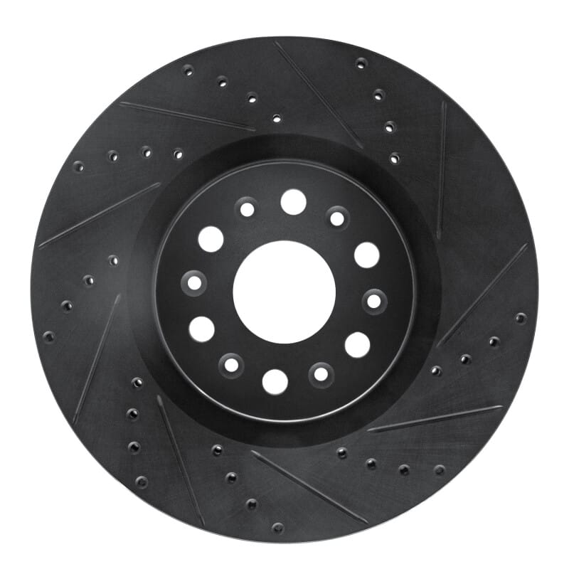 R1 Concepts — R1 2017-2025 Buick Enclave Front Right Drilled & Slotted Black Brake Rotor
R1 Brake Rotor Drill