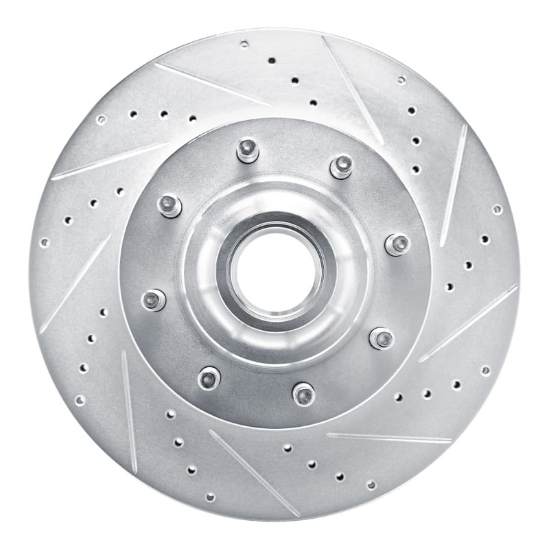 R1 Concepts — R1 08-25 Ford E-350 Super Duty Front Right Drilled & Slotted Silver Brake Rotor
R1 Brake Rotor Drill