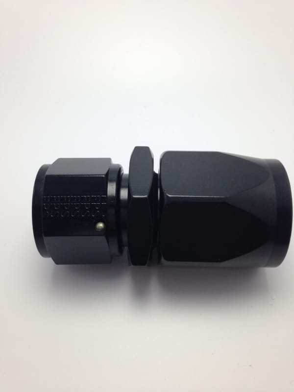 Fragola — Fragola -10AN Fem. Nut x -8AN Hose Reducing Hose End - Black