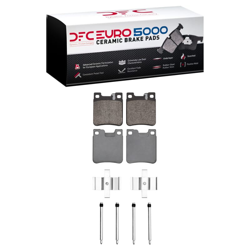 DFC — DFC 92-9 Chrysler Crossfire Rear Euro 5000 Ceramic Brake Pads and Hardware Kit
DFC EURO Pads + HW