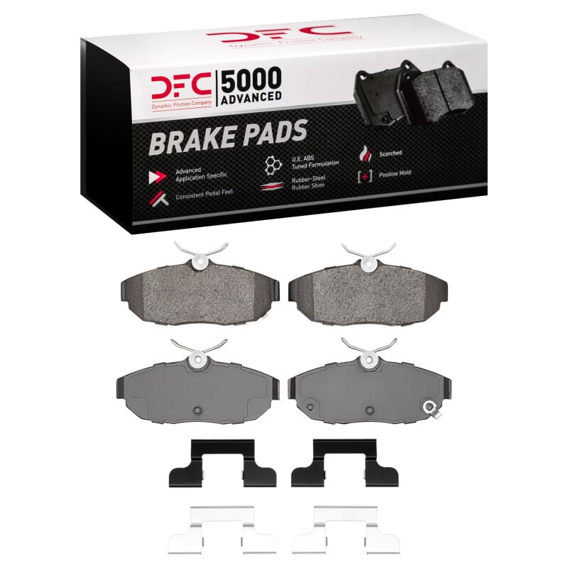 DFC — DFC 12-14 Ford Mustang Rear 5000 Advanced Low Metallic Brake Pads and Hardware Kit
DFC Brake Pad Set