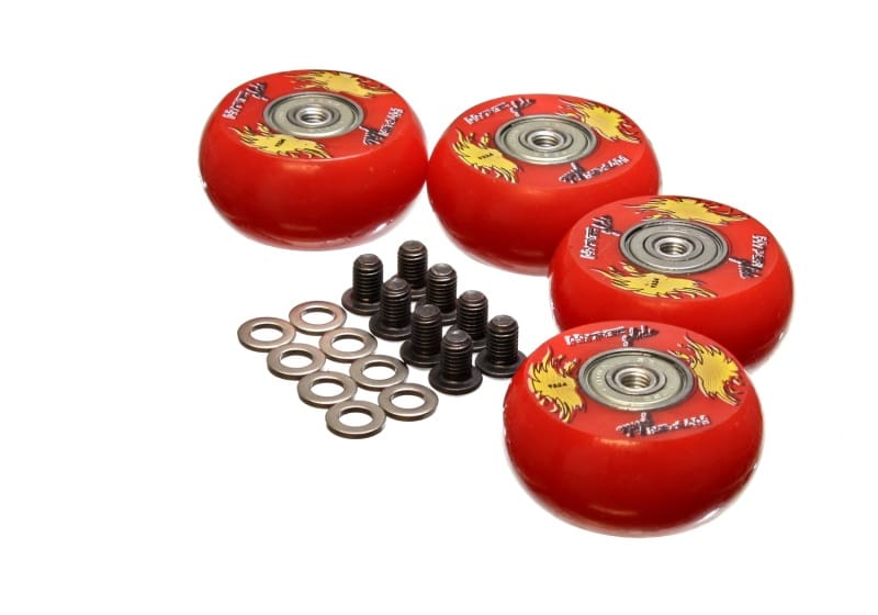Energy Suspension — Energy Suspension 2in /50 Mm Wheel (4 Ea) - Red