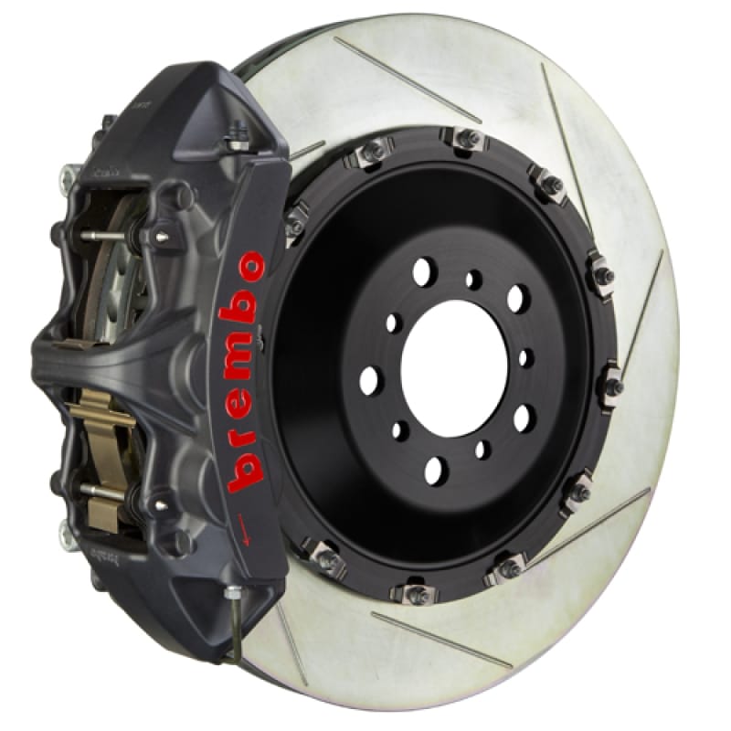 Brembo — Brembo 25+ BMW X3 30/X3 M50 xDrive Fr GT-S BBK 6 Pist Cast 405x34 2pc Rotor Slotted Type1- Blk HA