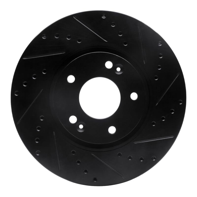 R1 Concepts — R1 15-19 Kia Soul EV Front Right Drilled & Slotted Black Brake Rotor
R1 Brake Rotor Drill