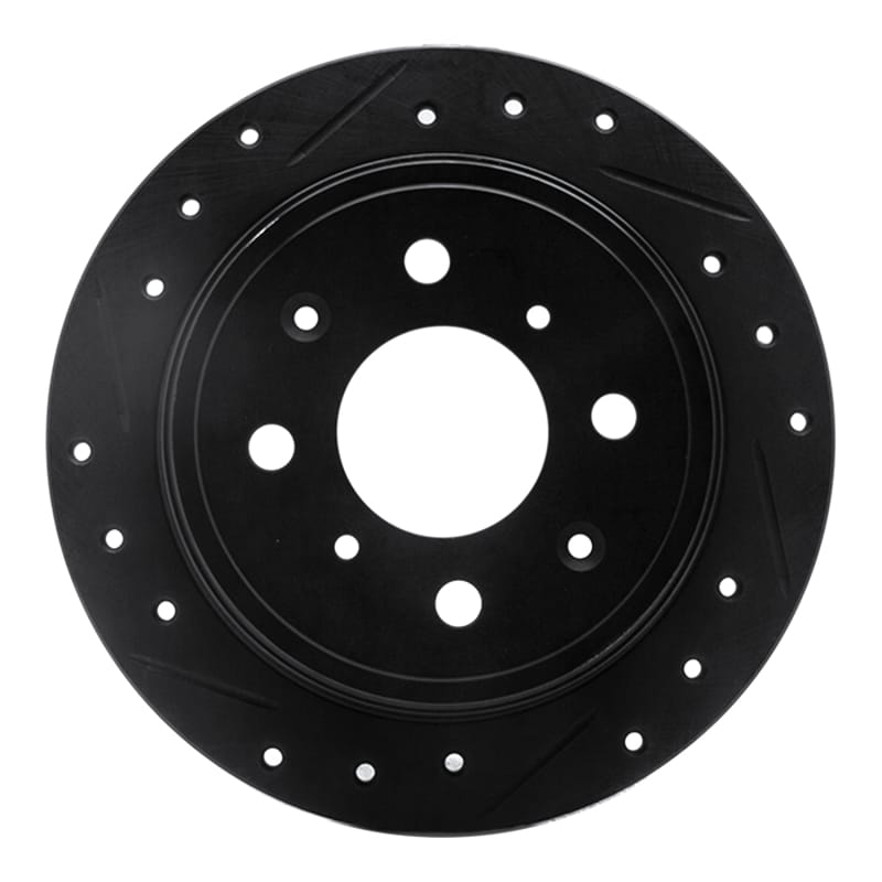 R1 Concepts — R1 98-00 Chrysler LHS Front Left Drilled & Slotted Black Brake Rotor
R1 Brake Rotor Drill