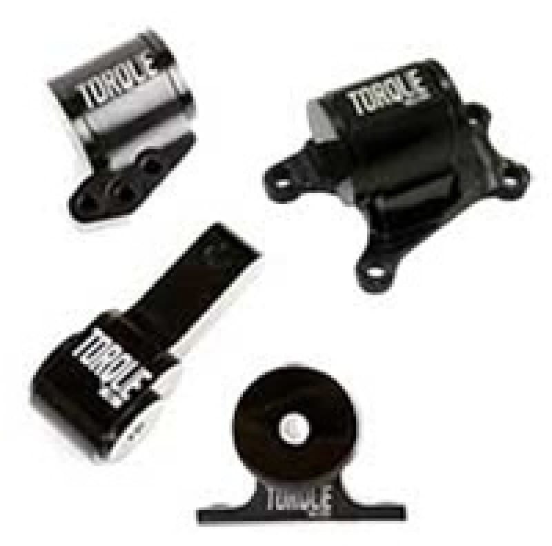 Torque Solution — Torque Solution Billet Aluminum 4 Piece Engine Mount Kit: Mitsubishi Evolution VII-IX 2001-2006