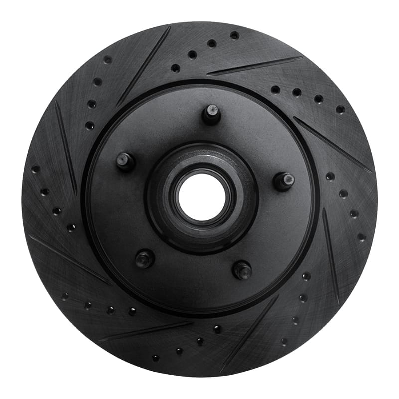 R1 Concepts — R1 97-99 Ford F-150 RWD Front Left Drilled & Slotted Black Brake Rotor
R1 Brake Rotor Drill