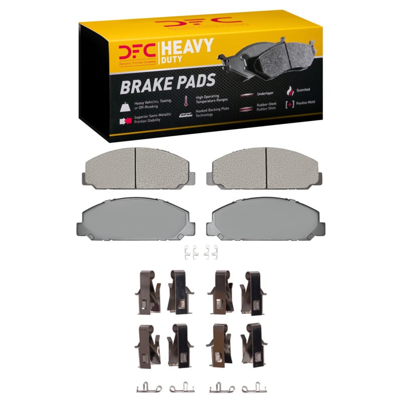 DFC — DFC 99-24 Chevrolet LCF4500XD Diesel Engine Rear/Front Heavy Duty Pads and Hardware Kit
DFC Brake Pad Set