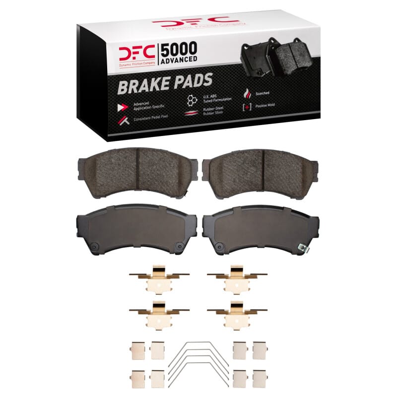 DFC — DFC 06-12 Ford Fusion Front 5000 Advanced Ceramic Brake Pads and Hardware Kit
DFC Brake Pad Set