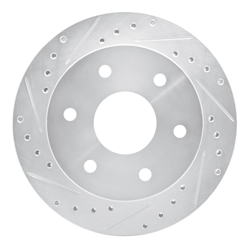 R1 Concepts — R1 88-00 Cadillac Escalade Front Left Drilled & Slotted Silver Brake Rotor
R1 Brake Rotor Drill