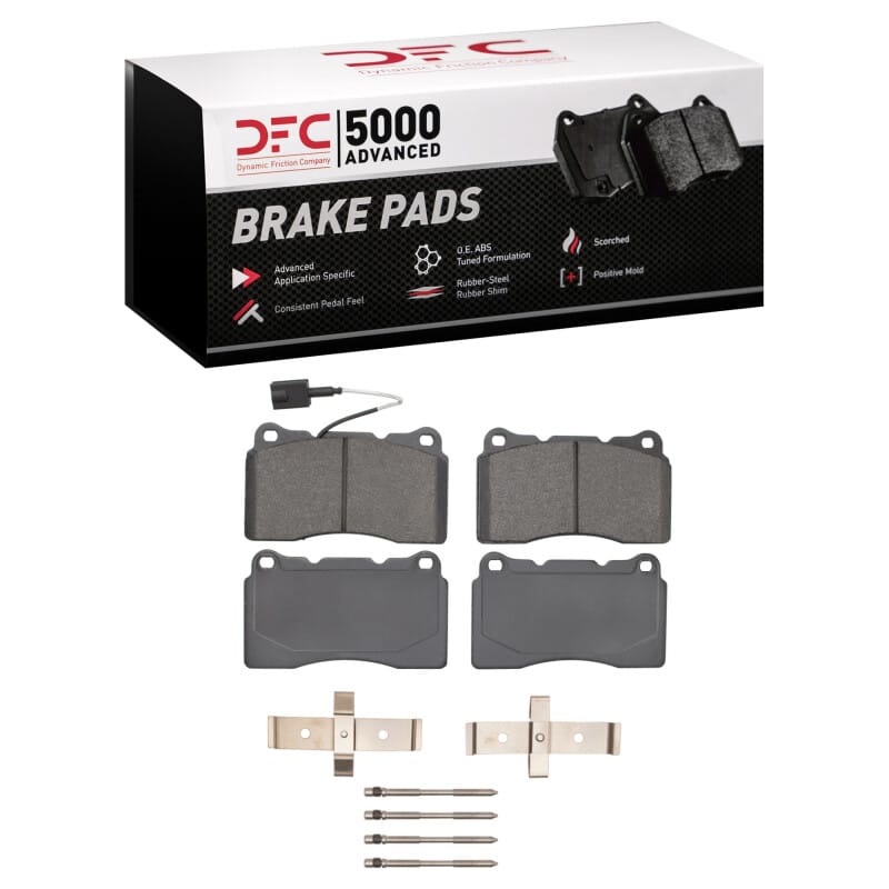 DFC — DFC 14-22 Maserati Ghibli Front 5000 Advanced Low Metallic Brake Pads and Hardware Kit
DFC Brake Pad Set