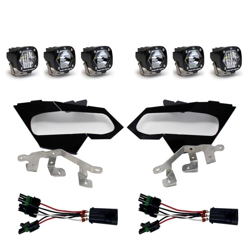 Baja Designs — Baja Designs Can-Am X3 Headlight Kit S1 Spot W/C Headlight Kit