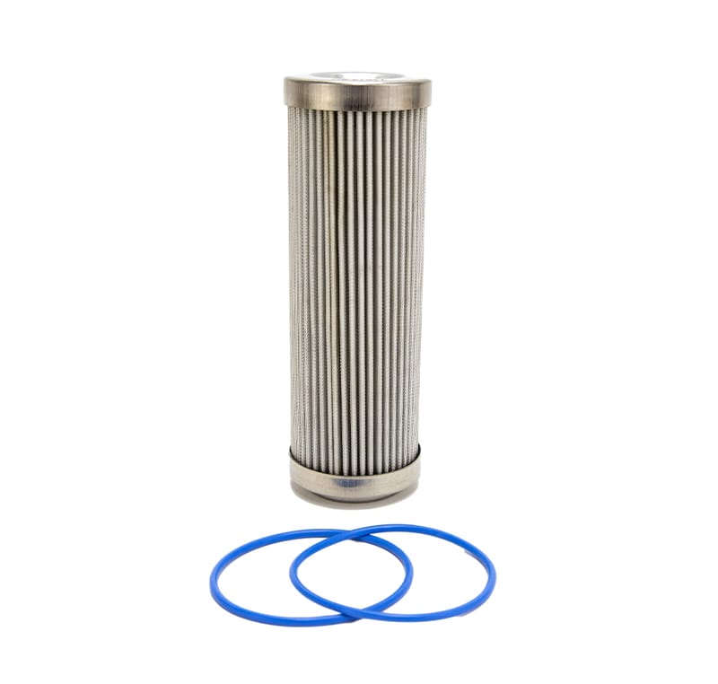 Fuelab — Fuelab 6 Micron Stainless Steel Replacement Element - 6in w/2 O-Rings & Instructions
Fuel Filter