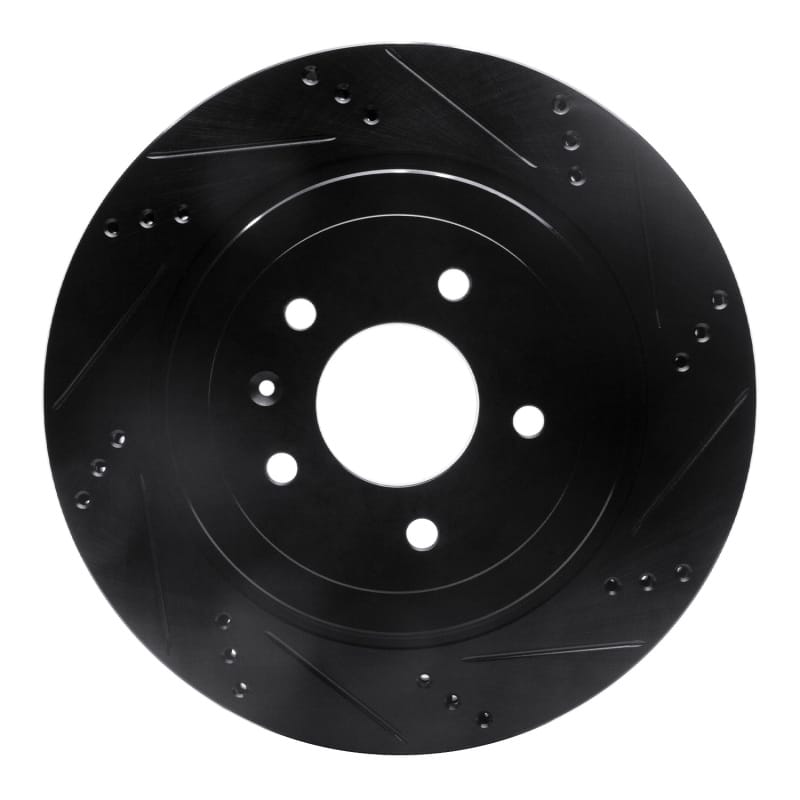 R1 Concepts — R1 05-11 Cadillac CTS Rear Right Drilled & Slotted Black Brake Rotor
R1 Brake Rotor Drill