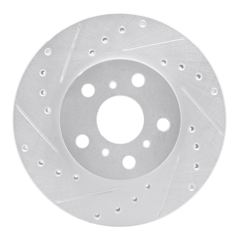 R1 Concepts — R1 88-93 Toyota Celica Front Left Drilled & Slotted Silver Brake Rotor
R1 Brake Rotor Drill