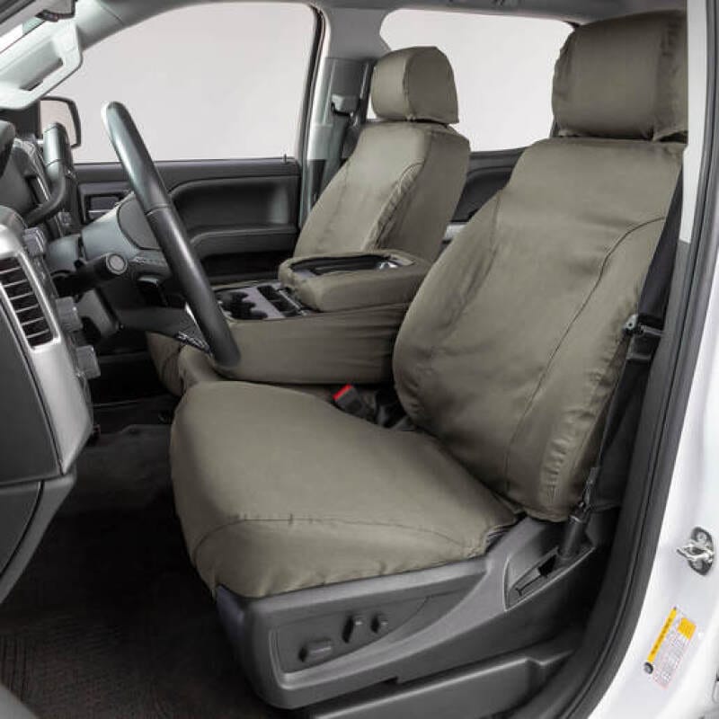 Covercraft — Covercraft 23 Chevrolet Equinox Polycotton SeatSaver Custom Front Row Seat Covers - Misty Grey