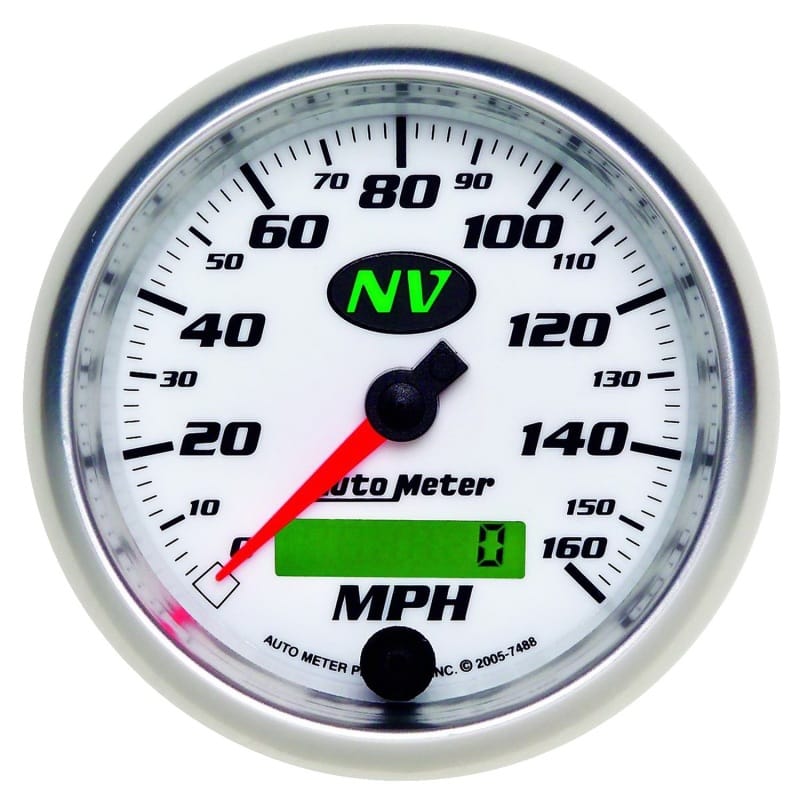 AutoMeter — AutoMeter Gauge Speedometer 3-3/8in. 160MPH Elec. Programmable NV
3-3/8" SPEEDO, 160 M