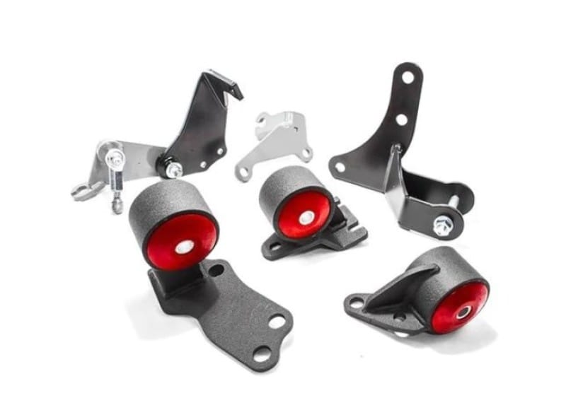 Innovative Mounts — Innovative 88-91 Civic D-Series Black Steel Mounts 85A Bushings (Pre 92 Engine Hydro)