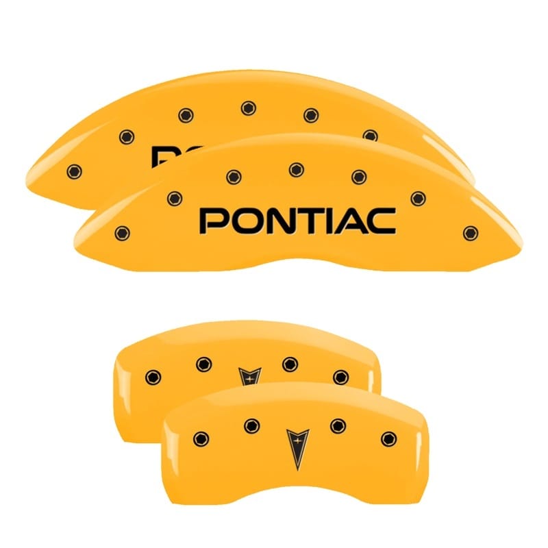 MGP — MGP 4 Caliper Covers Engraved Front Pontiac Rear Arrow Yellow Finish Blk Char 05 Pontiac Bonneville
Caliper Covers