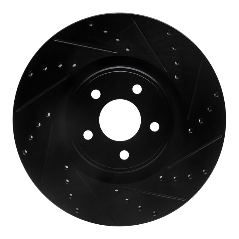 R1 Concepts — R1 14-18 Ford Focus ST Front Right Drilled & Slotted Black Brake Rotor
R1 Brake Rotor Drill