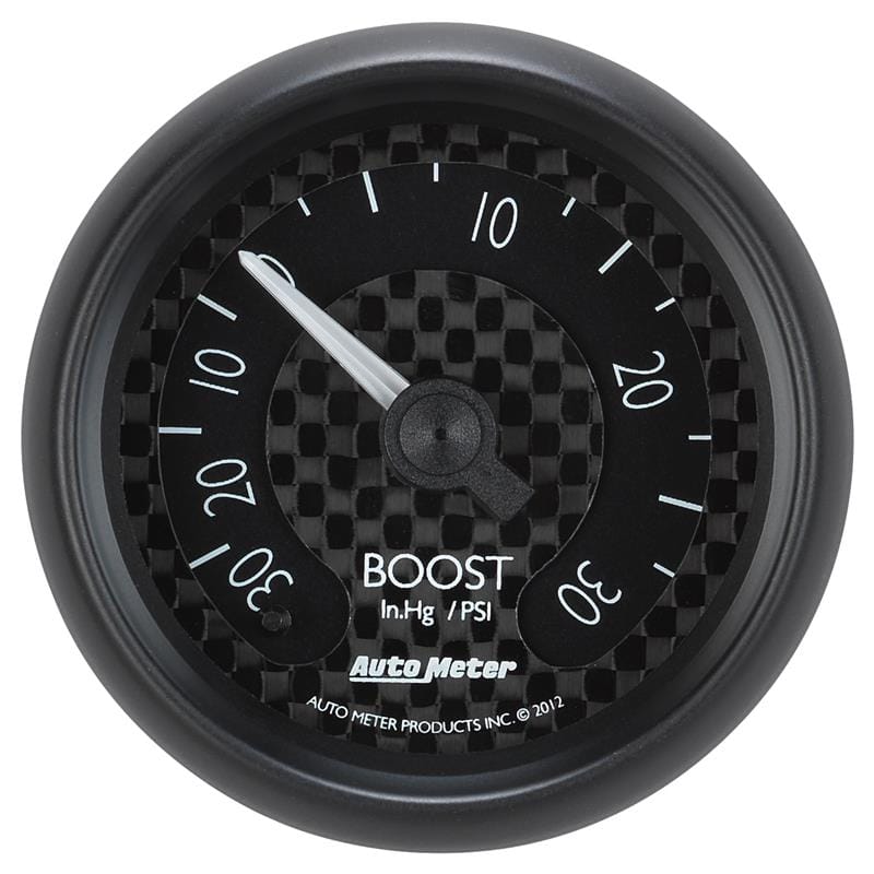 AutoMeter — GAUGE, VAC/BOOST, 2 1/16", 30INHG-30PSI, MECHANICAL, GT