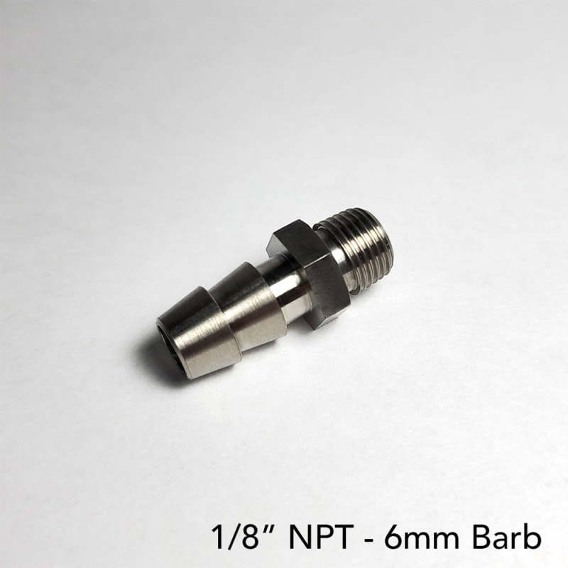 Ticon — Ticon Industries 6mm Barb Type 28mm OAL1/8in NPT Fitting