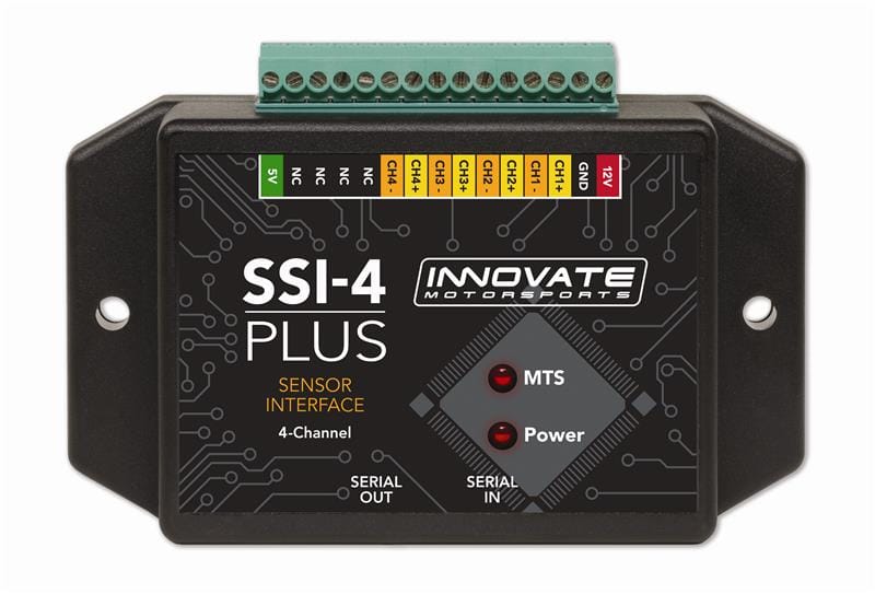 Innovate Motorsports — Innovate SSI-4 Plus (4 Channel Simple Sensor Interface)
SSI-4 PLUS Interface