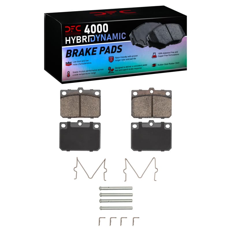 DFC — DFC 72-78 Mazda Mizer Front 4000 HybriDynamic Brake Pads and Hardware Kit
DFC Brake Pad Set