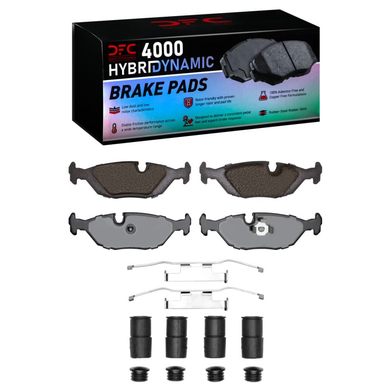 DFC — DFC 81-91 BMW L6 Rear 4000 HybriDynamic Brake Pads and Hardware Kit
DFC Brake Pad Set