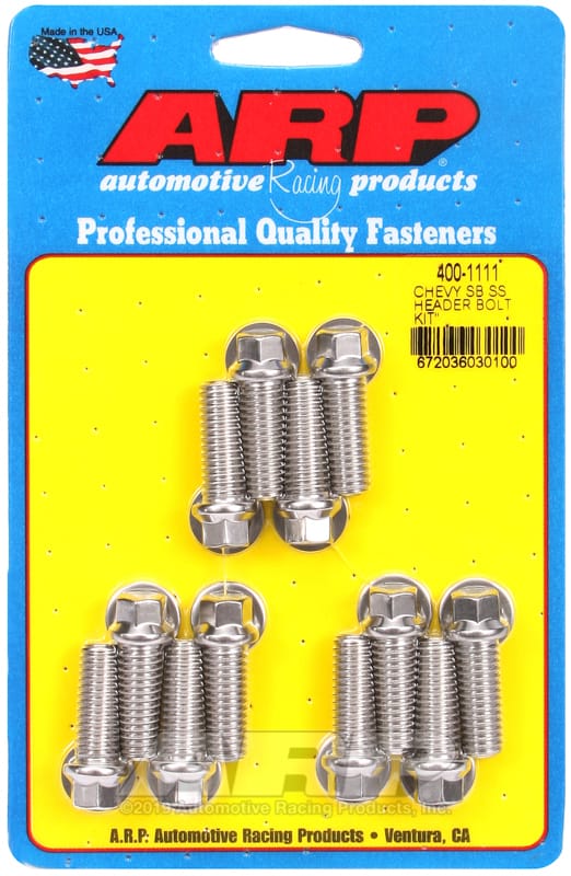 ARP — ARP SB Chevy SS Hex Header Bolt Kit