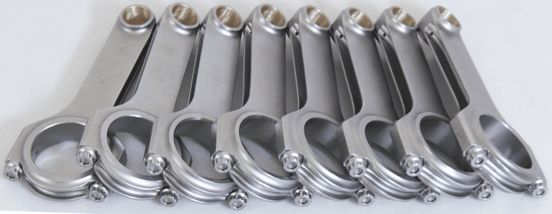 Eagle — Eagle Chevrolet 4340 Steel H-Beam Connecting Rods 6.535in Length Cap Screw Bushed (Set of 8)
4340 Rod