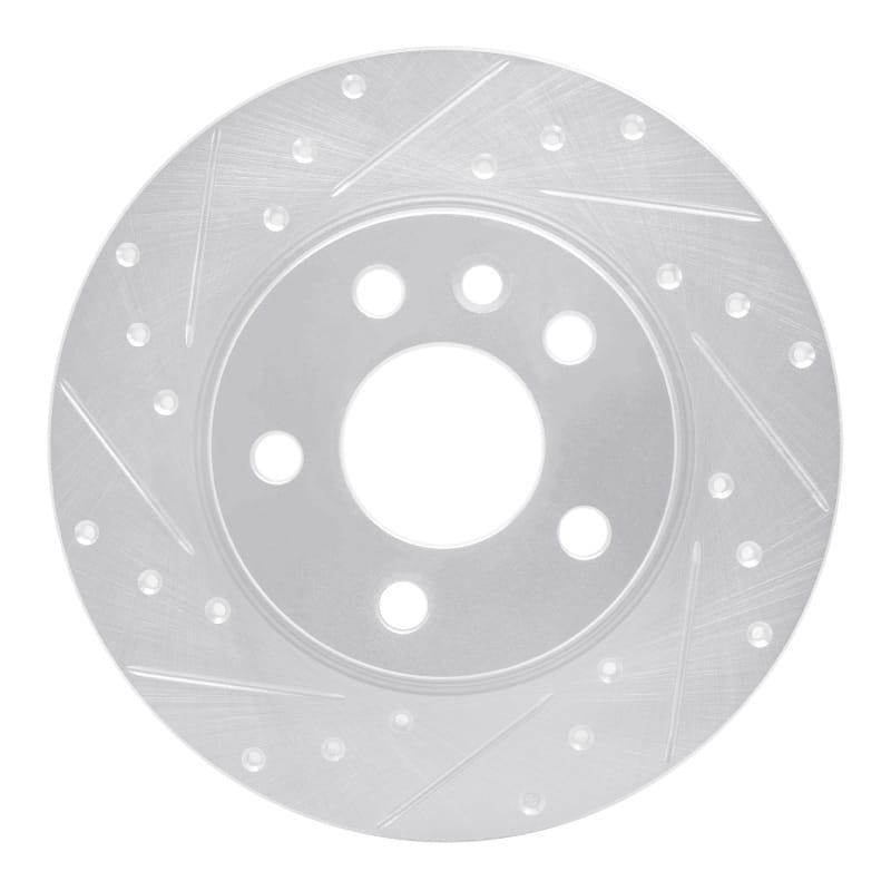 R1 Concepts — R1 96-00 Volkswagen EuroVan Rear Left Drilled & Slotted Silver Brake Rotor
R1 Brake Rotor Drill