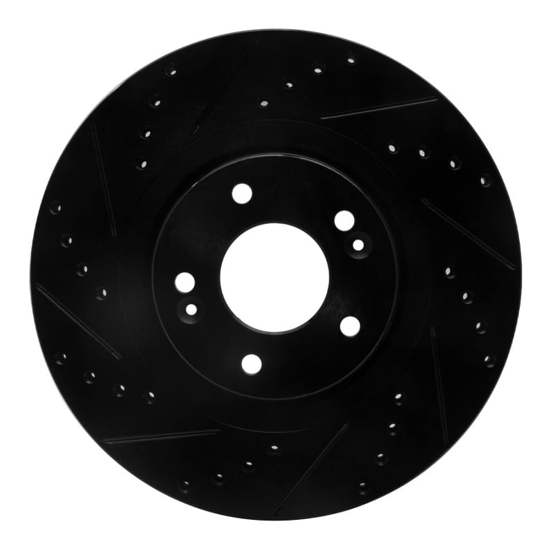 R1 Concepts — R1 13-20 Hyundai Santa Fe Sport Front Left Drilled & Slotted Black Brake Rotor
R1 Brake Rotor Drill