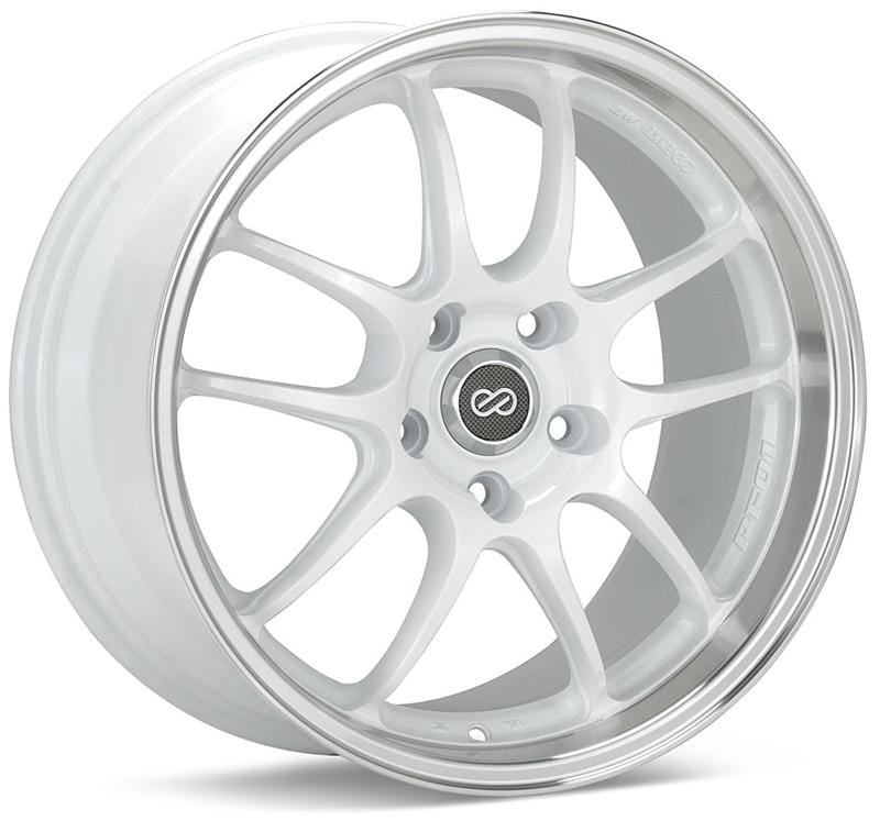 Enkei — Enkei PF01 17x9 5x114.3 35mm Offset 75mm Hub Bore - White Machined