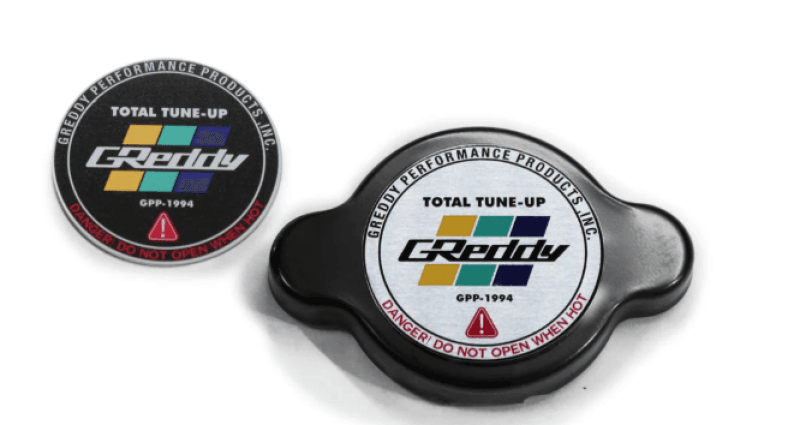GReddy — GReddy Type-S No Relief Radiator Cap Most Nissan / Subaru / Mazda / Mitsubishi / Some Toyota - Black