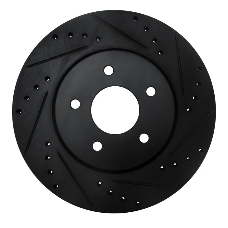 R1 Concepts — R1 19-24 Infiniti QX50 Rear Right Drilled & Slotted Black Brake Rotor
R1 Brake Rotor Drill