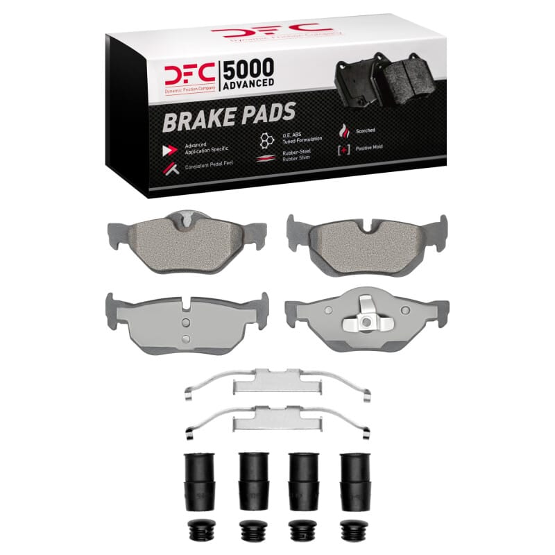 DFC — DFC 06-15 BMW 325iX Rear 5000 Advanced Low Metallic Brake Pads and Hardware Kit
DFC Brake Pad Set