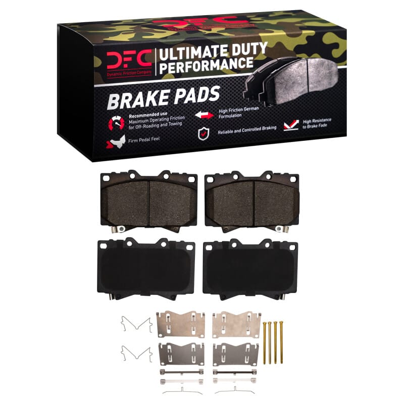 DFC — DFC 98-07 Lexus LX470 Front Ultimate Duty Performance Brake Pads and Hardware Kit