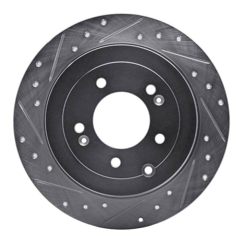 R1 Concepts — R1 16-22 Hyundai TUCSON Rear Left Drilled & Slotted Silver Brake Rotor
R1 Brake Rotor Drill