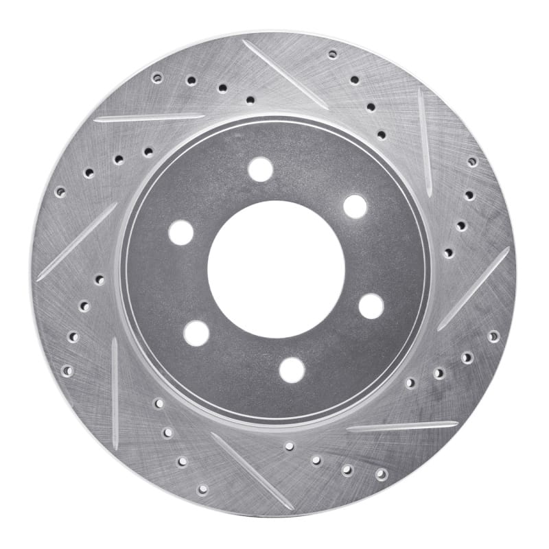 R1 Concepts — R1 04-08 Ford F-150 4WD Front Right Drilled & Slotted Silver Brake Rotor
R1 Brake Rotor Drill