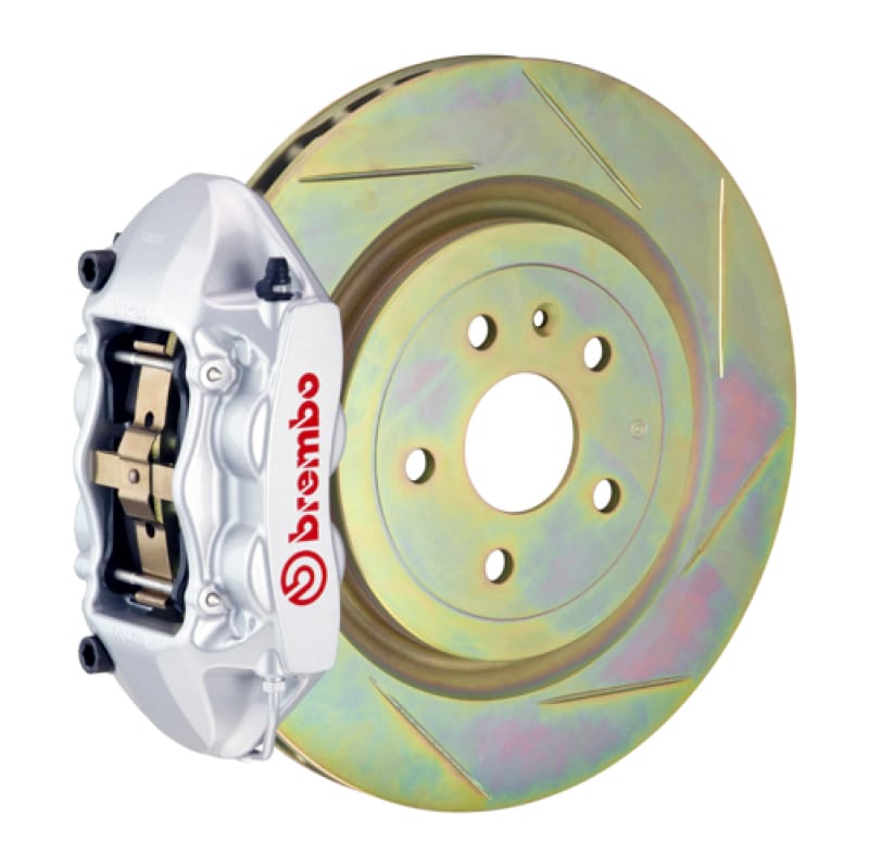 Brembo — Brembo 11-18 Focus/13-18 Focus ST Front GT BBK 4 Piston Cast 336 x28 1pc Rotor Slotted Type1-Silver