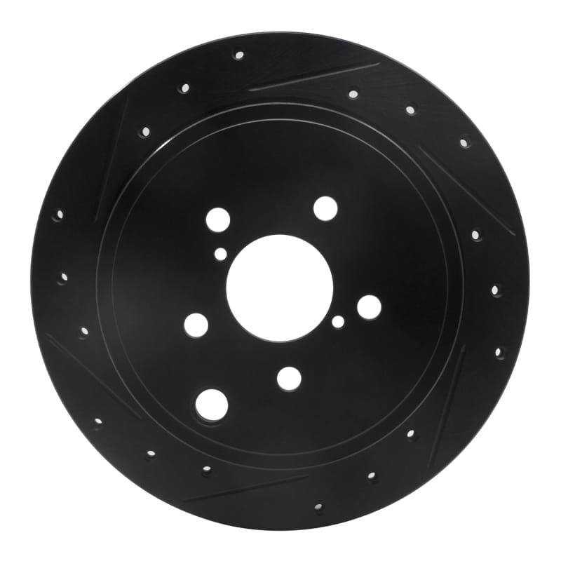 R1 Concepts — R1 10-25 Scion FR-S Rear Left Drilled & Slotted Black Brake Rotor
R1 Brake Rotor Drill