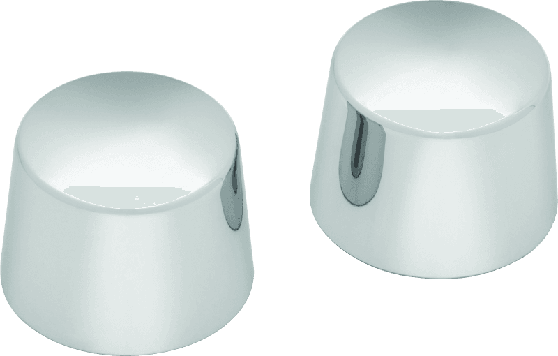 Kuryakyn — Kuryakyn Front Axle Nut Caps Chrome
