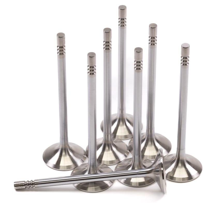 GSC Power Division — GSC P-D Ford Mustang 5.0L Coyote Gen 1/2 31.75mm Head (STD) Chrome Polished Exhaust Valve - Set of 8