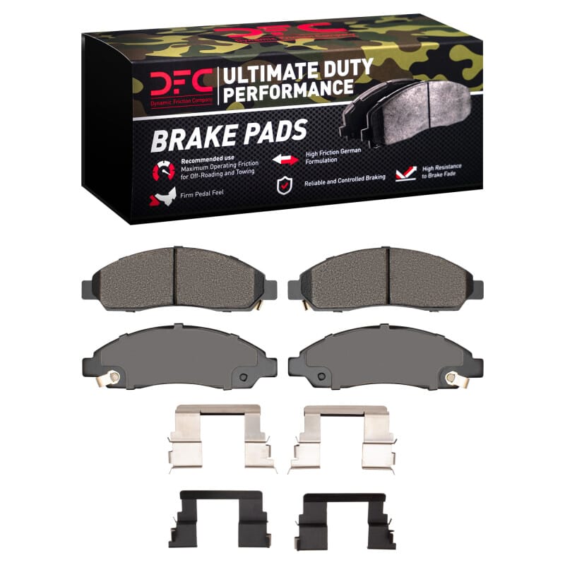 DFC — DFC 04-08 Chevrolet Colorado Front Ultimate Duty Performance Brake Pads and Hardware Kit
DFC Brake Pad Set